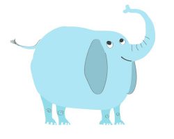 Elephant stock vector