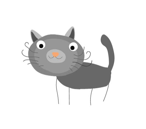 cat illustration free